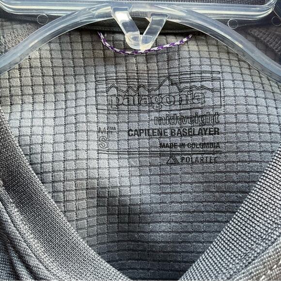 Patagonia Men’s Midweight Capilene Base Layer Crew Long Sleeve Small - Picture 5 of 9